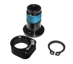 ASTRO Horstlink Schraubenset, sw 2014 schwarz,1x Schraube mit Platte+E-clip
