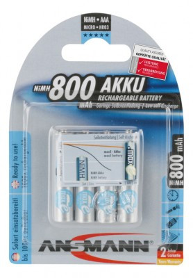 ANSMANN NIMH-AKKUS MAXE MICRO 4 ST 800 MAH