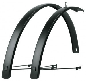 Trekkingbleche SKS EDGE AL 28", 46mm, schwarz matt, Aluminium