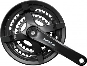 SHIMANO Kurbelgarnitur TOURNEY FC-TY501 6-fach / 7-fach / 8-fach 175 mm 48-38-28 Zähne