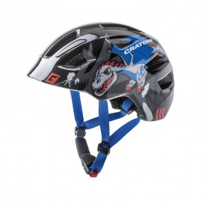 Fahrradhelm Cratoni Maxster (Kid) Drache/schwarz glanz, Gr. XS/S (46-51cm)