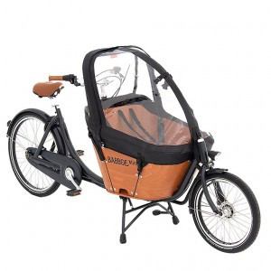 Regenverdeck Babboe schwarz, für Mini, PVC