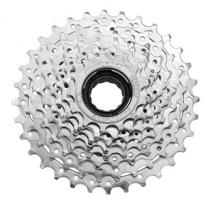 Schraubkranz SunRace MFE60 8-fach,13-28 Zähne,chrom