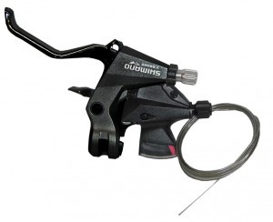 SHIMANO Schalt- / Bremshebel ST-M310 3-fach Links Schwarz 2 Finger