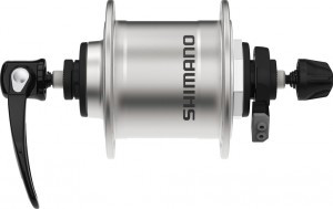 SHIMANO Nabendynamo ALIVIO DH-T4000-1N Felgenbremse 6 Volt / 1,5 Watt Silber