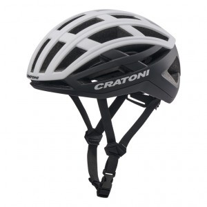 Fahrradhelm Cratoni C-Airlite weiß-schwarz matt,Gr.M/L (56-58 cm)
