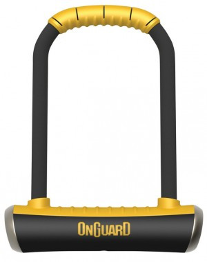 Bügelschloss Onguard Pitbull STD 8003 115x230mm, Ø14mm, schwarz, mit Halter