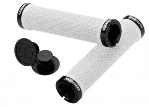 Griffe SRAM Locking Grips weiß, 135mm, Double Clamps & End Plugs