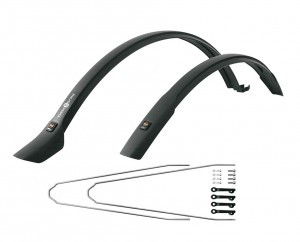 Steckblechset SKS Velo 42 Urban 28", 42mm, schwarz, inkl. Strebensatz