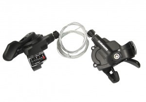 Trigger-Schalter Set SRAM X3 3x7-fach, schwarz, 1:1, Index