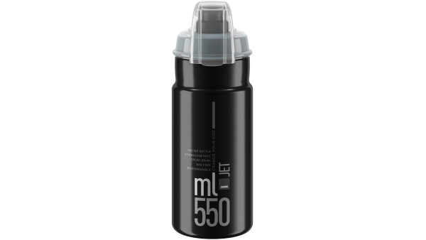 ELITE TRINKFLASCHE JET 550 ML SCHWARZ/GRAU PLUS