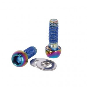 Schrauben SRAM für Bremssattel Edelstahl,Rainbow,2 Stck,Standard Mount