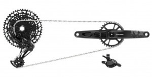 Schaltgruppenset SRAM NX Eagle 1x12s DUB 170mm, Boost 32Z, PG-1230, 11-50Z