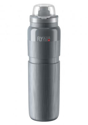 ELITE Trinkflasche Fly MTB Tex Grau 950 ml