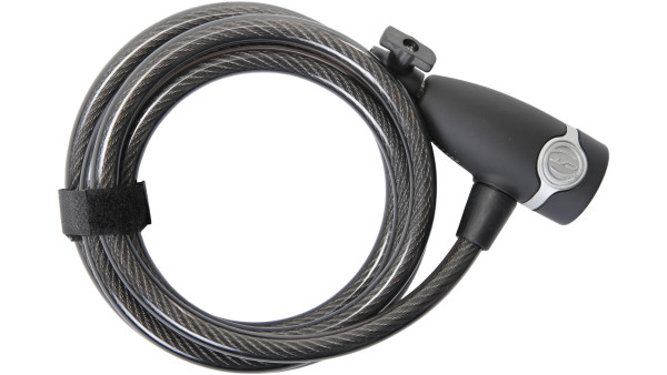 CONTEC CT SPIR.KAB.SCHL ECOLOC 10 MM X 185 CM, SCHWARZ