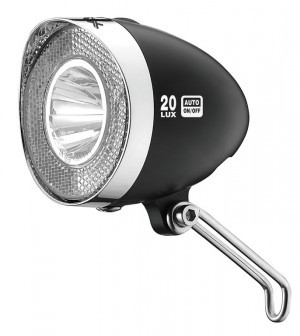 XLC Scheinwerfer LED CL-D03 Reflektor 20Lux Schalter, schwarz
