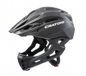 Fahrradhelm Cratoni C-Maniac (Freeride) schwarz matt, Gr. M/L (54-58cm)