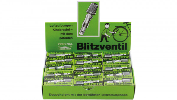 Alligator ALLIGARO-BLITZVENTILE , PACKUNG A 2 STUECK