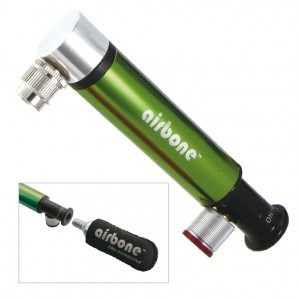 Minipumpe Airbone ZT-724 Dual Co² AV, 130mm, grün, inkl. Halter