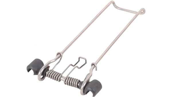 AtranVelo FEDERKLAPPE ATRAN EDELSTAHL SILBER