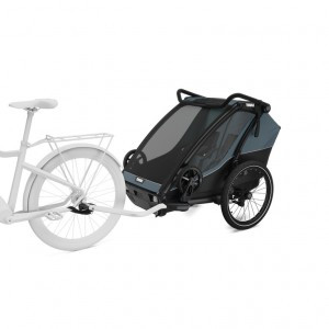 Kinderanhänger Thule Chariot Cab 2-Sitzer, Dark Slate