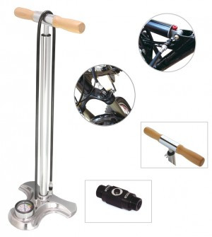 Standpumpe Airbone ZT-908 CNC Alu Body AV/SV/DV, 670mm, silber, 300psi/20bar