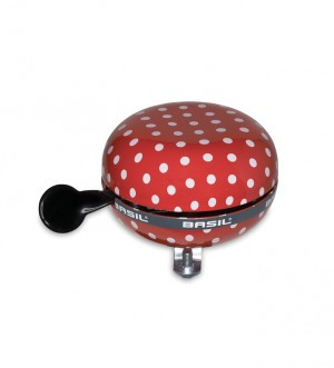 BASIL KLINGEL BIG BELL POLKADOT RED/WHITE DOTS
