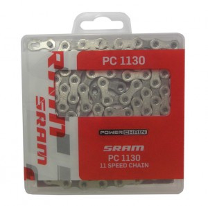 Schaltungskette SRAM PC 1130 SolidPin 114 Glieder 11-fach mit Power-Lock, si.