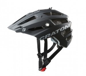 Fahrradhelm Cratoni AllTrack (MTB) schwarz gummiert, Gr. S/M (54-58cm)