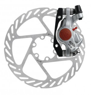 Scheibenbremse Avid BB5 Road mech. VR/HR, platinum, Scheibe 160mm