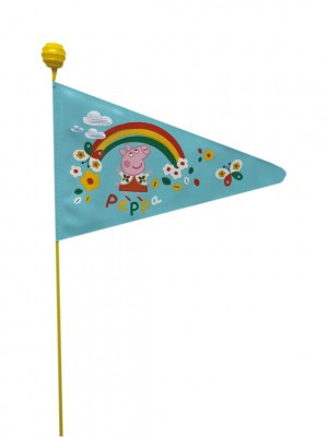 BIKE FASHION SIWI-WIMPEL PEPPA PIG GETEILT