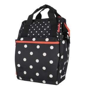 Gepäckträgertasche KLICKfix ROOMY GT mixed dots, 25x17x40cm, 12ltr, 1000g