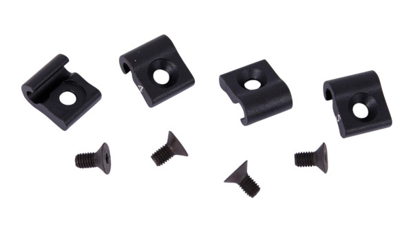Conway KABELHALTER-SET HINTERBAU Q-MTB 09/10 4-F SCHWARZ