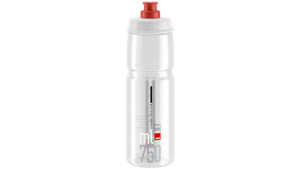 ELITE TRINKFLASCHE JET 750 ML KLAR/ROT