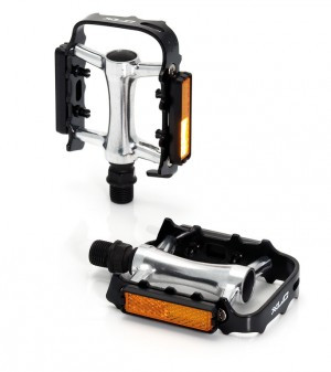 XLC MTB/ATB Pedal PD-M04 Alukäfig/-körper, schwarz/silber