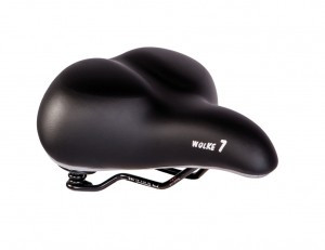 Bequemsattel P&P Wolke7 605 schwarz, Unisex, 240x210mm, ca. 935g