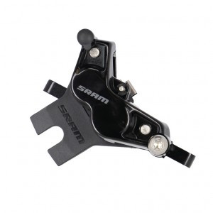Scheibenbrems Caliper Assembly SRAM schwarz ano, Level 4P Silver Stealth C1