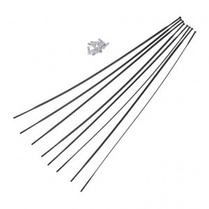 SPEICHENKIT DT ERC1100 700C 45MM DICUT SCHWARZ