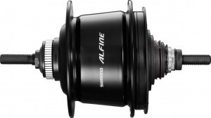 SHIMANO Getriebenabe ALFINE SG-S7001-8 36 Loch Schwarz