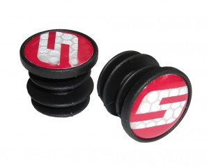 Lenkerendstopfen SRAM Road Btl./2St., schwarz/rot