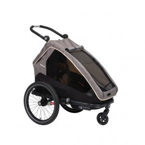 XLC Kinderanhänger MONO S BS-C09 20", grau/beige/anthrazit