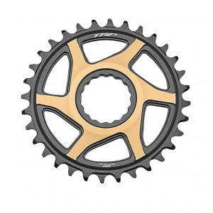 Kettenblatt TRP CR-M9050 Boost 30 Z., Duotone (sw/gold), 3mm offset