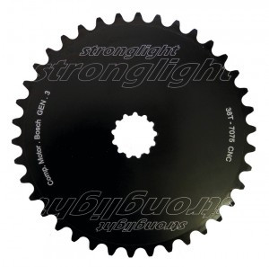 Kettenblatt E-Bike Stronglight BoschGen3 50 Z., Alu, sw, 10-f., DM, full design