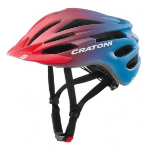 Fahrradhelm Cratoni Pacer Jr. rot/blau matt, Gr. S/M (54-58cm)