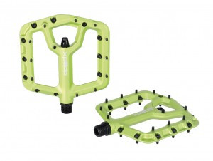 Pedal Xpedo TRIDENT limegreen, 9/16", Plattform