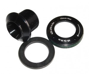 Kurbelschrauben-Set Truvativ M18/M30, für BB30, schwarz
