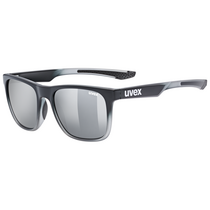 UVEX LGL 42 Black Transparent / Mirror Silver | One Size