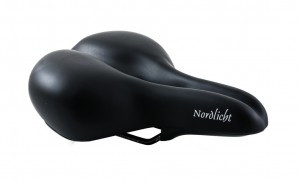 Bequemsattel P&P Nordlicht Elastomer 821 schwarz, Unisex, 260x210mm, ca. 615g