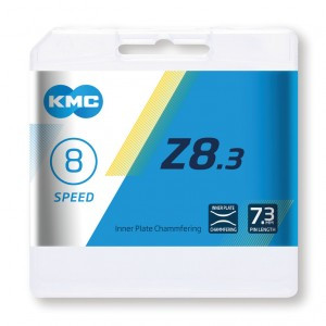 KMC KETTE Z8 SILBER/GRAU 1/2 X 3/32 114GL