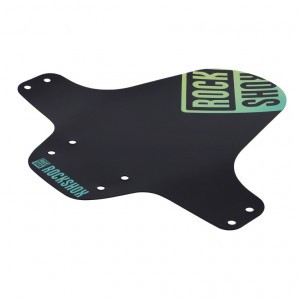Fender MTB RockShox universal vorne schwarz+teal/gelb Fade Print